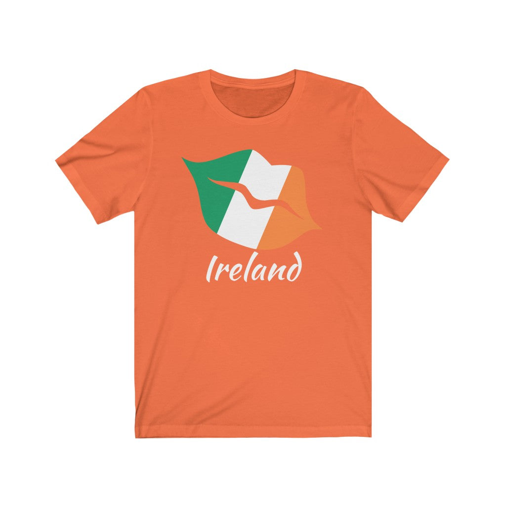 Ireland Lips Flag Premium Tee 2 - Unisex