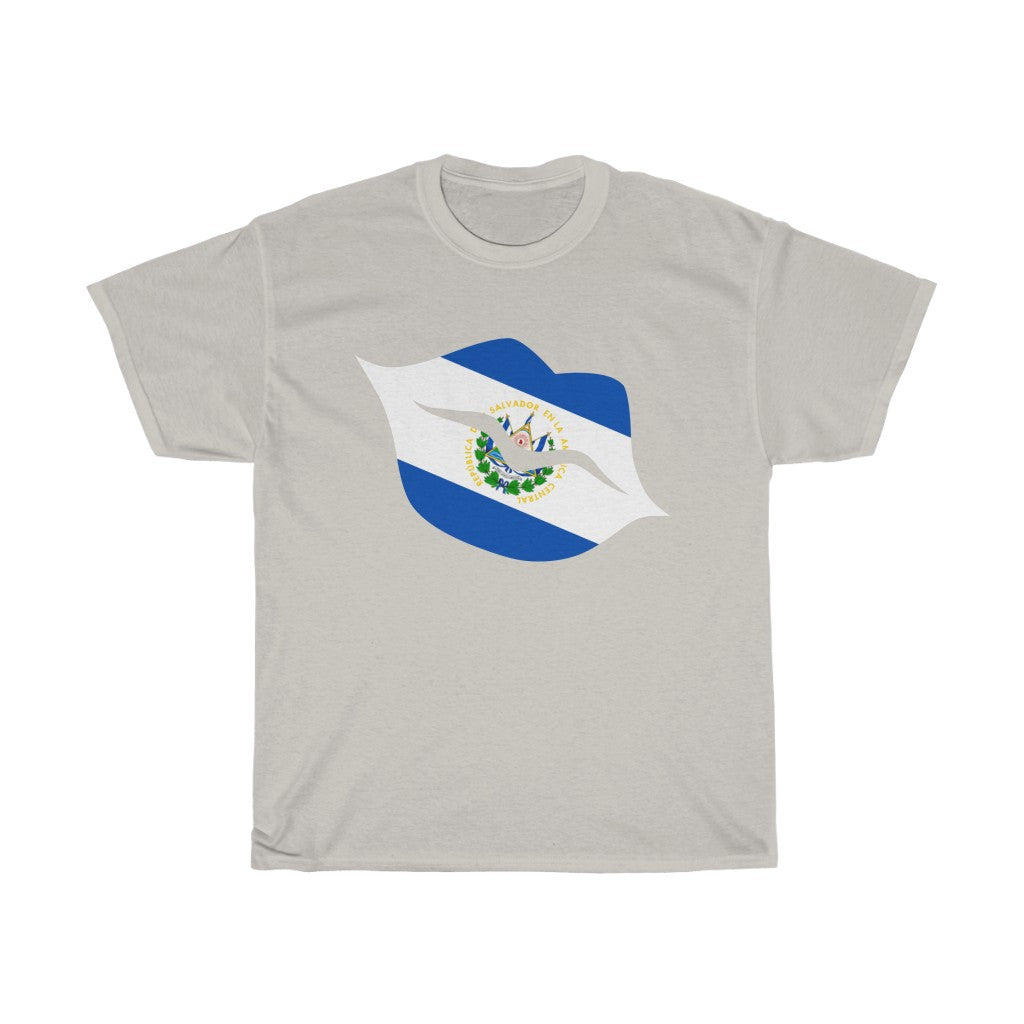 El Salvador Lips Flag Standard Tee - Unisex
