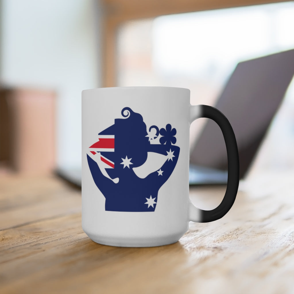 Australia Lady Color Changing Mug