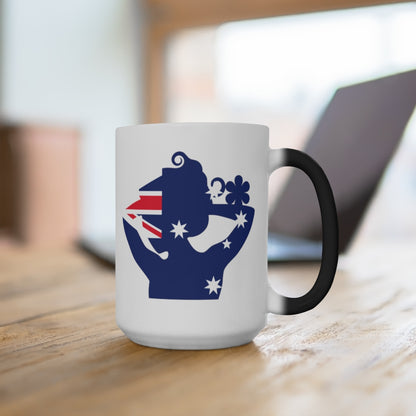 Australia Lady Color Changing Mug