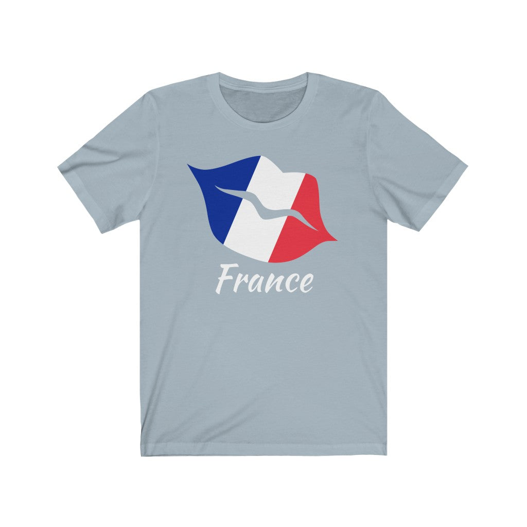 France Lips Flag Premium Tee 2 - Unisex