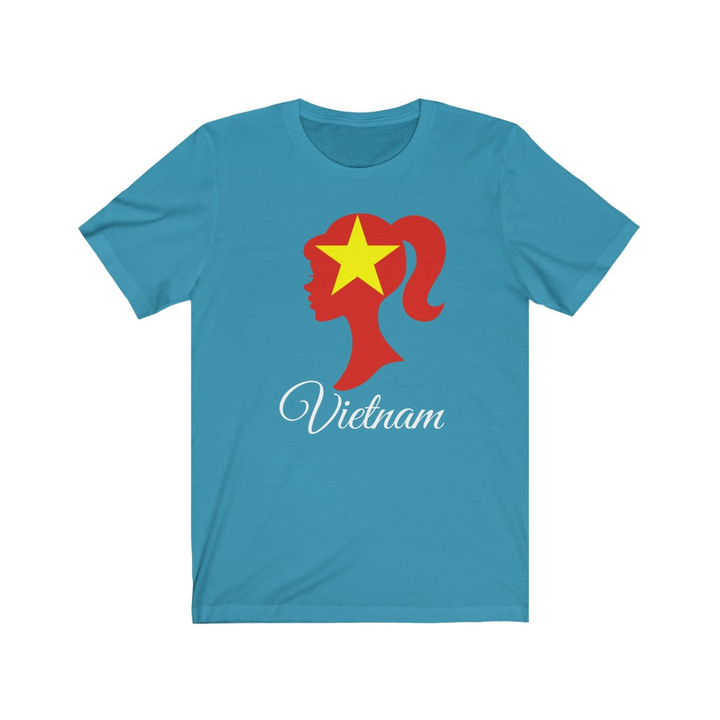 Vietnam Girl Flag Premium Tee 2 - Unisex