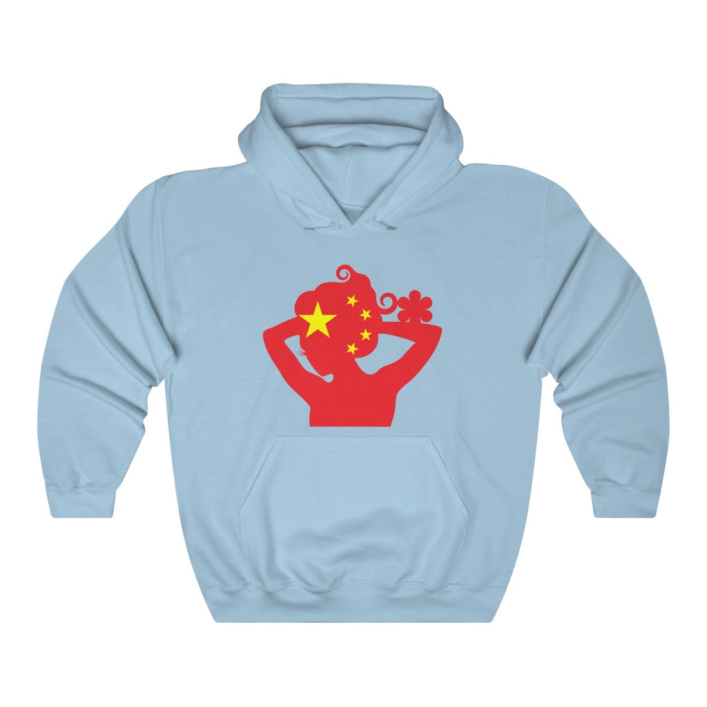 China Lady Flag Hoodie Sweatshirt - Unisex