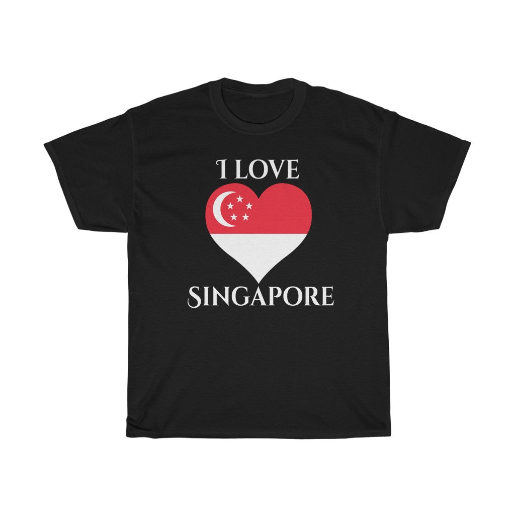 Singapore Heart Flag Standard Tee 2 - Unisex