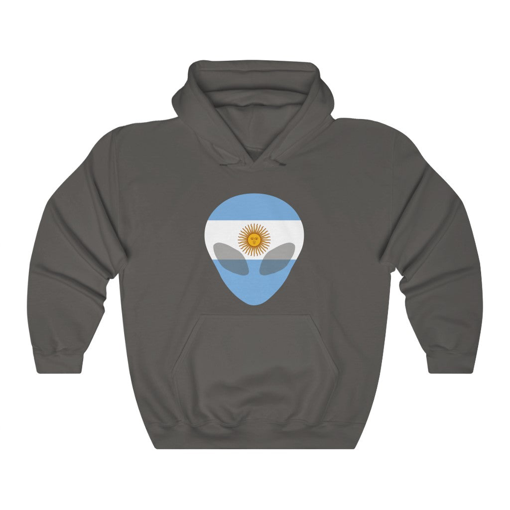 Argentina Alien Flag Hoodie Sweatshirt - Unisex