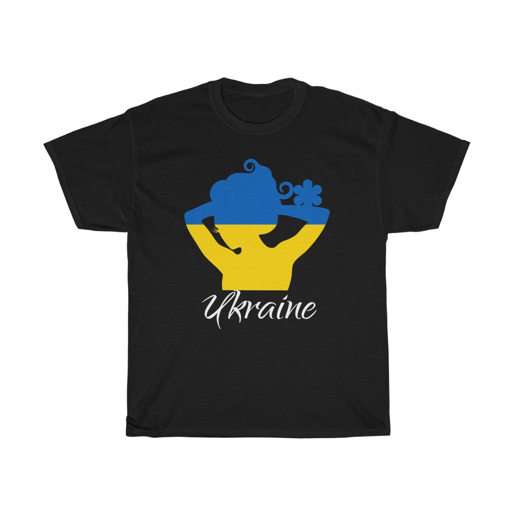 Ukraine Lady Flag Standard Tee 2 - Unisex