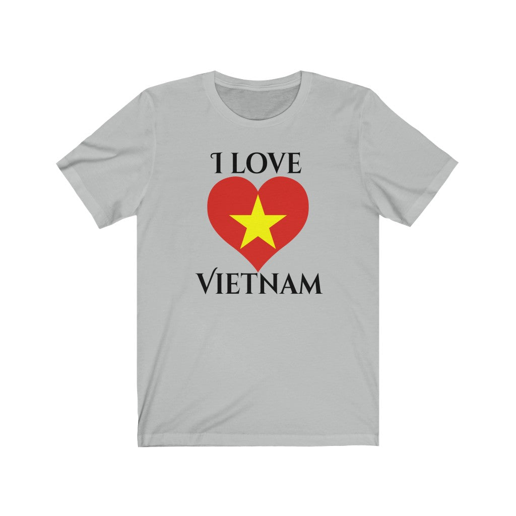 Vietnam Heart Flag Premium Tee 1 - Unisex