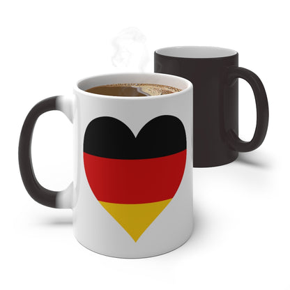 Germany Heart Color Changing Mug