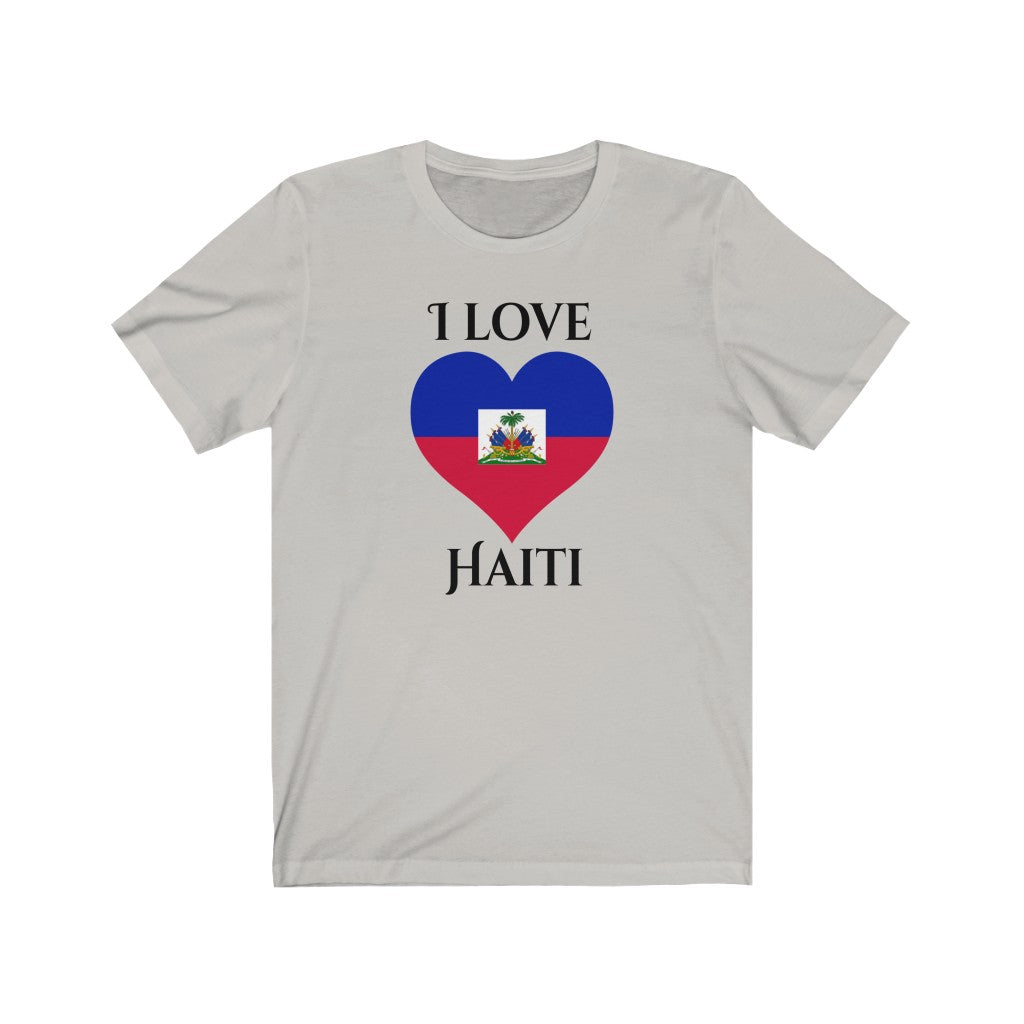Haiti Heart Flag Premium Tee 1 - Unisex