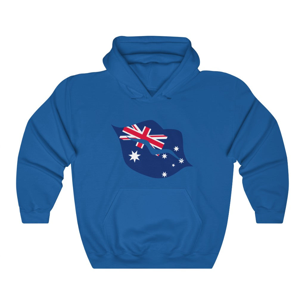 Australia Lips Flag Hoodie Sweatshirt - Unisex