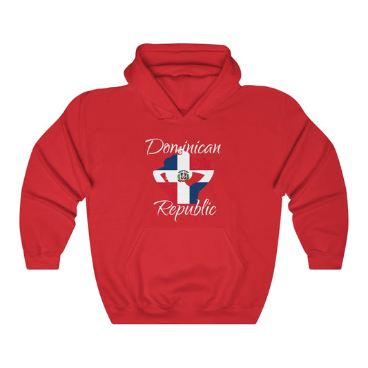 Dominican Republic Lady Flag Hoodie Sweatshirt 2 - Unisex