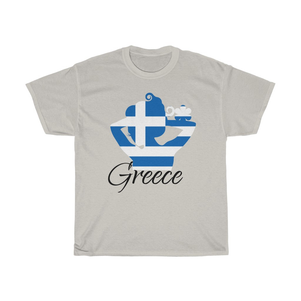 Greece Lady Flag Standard Tee 1 - Unisex