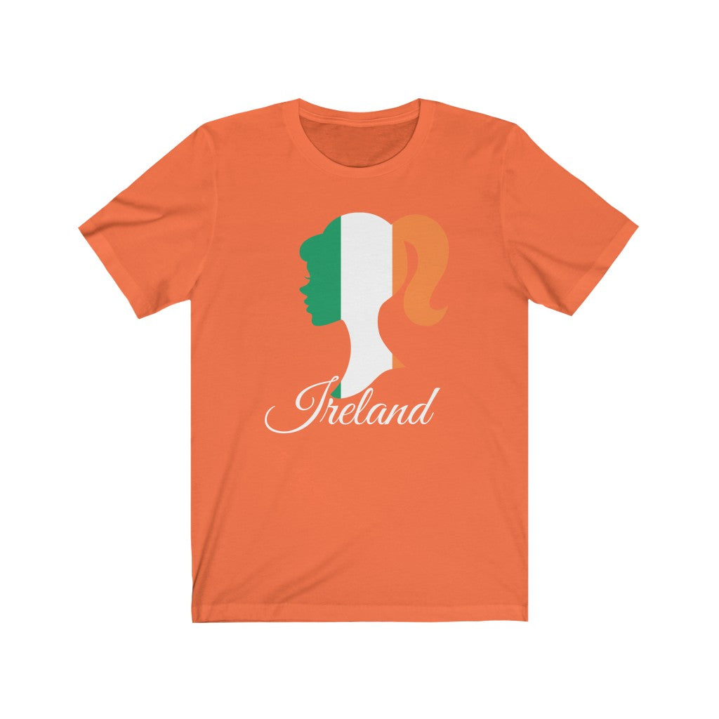 Ireland Girl Flag Premium Tee 2 - Unisex