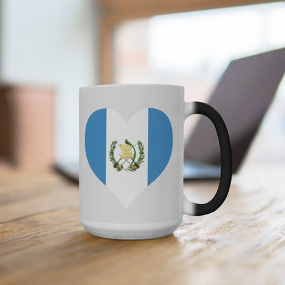 Guatemala Heart Color Changing Mug