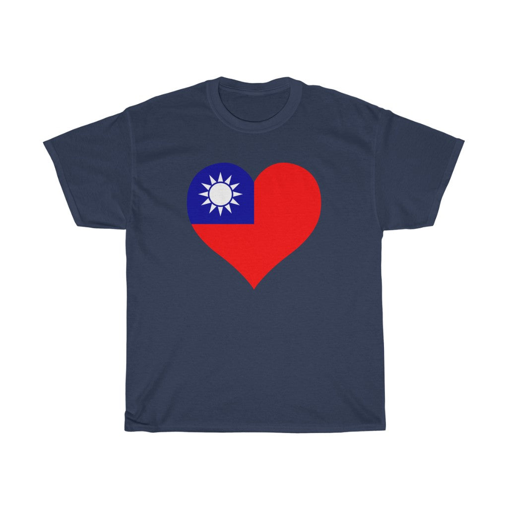 Republic of China - Taiwan Heart Flag Standard Tee - Unisex