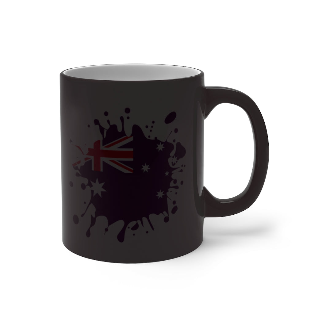 Australia Splat Color Changing Mug