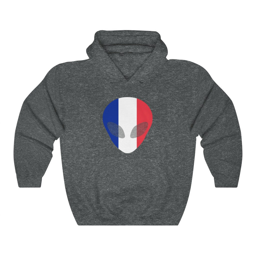 France Alien Flag Hoodie Sweatshirt - Unisex