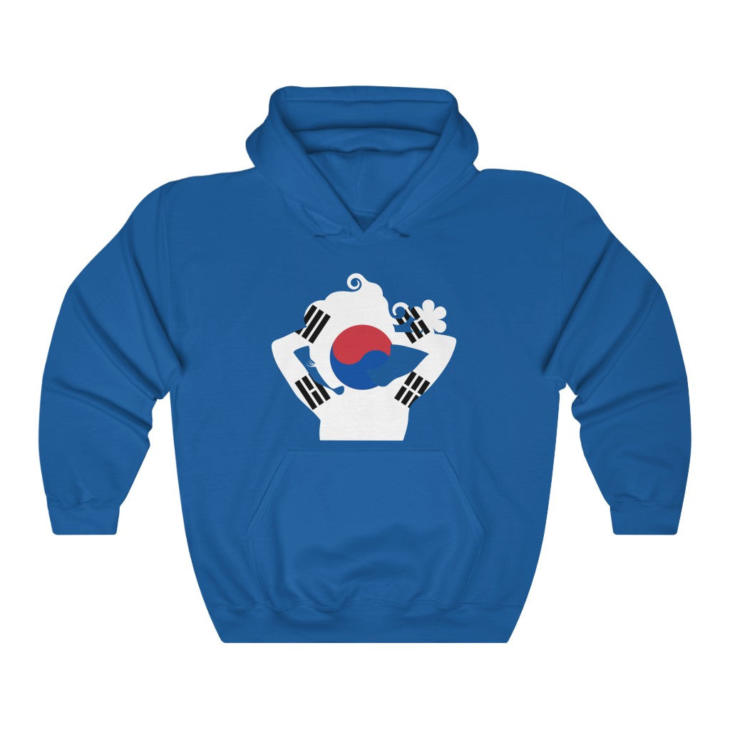 South Korea Lady Flag Hoodie Sweatshirt - Unisex
