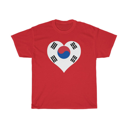 South Korea Heart Flag Standard Tee - Unisex