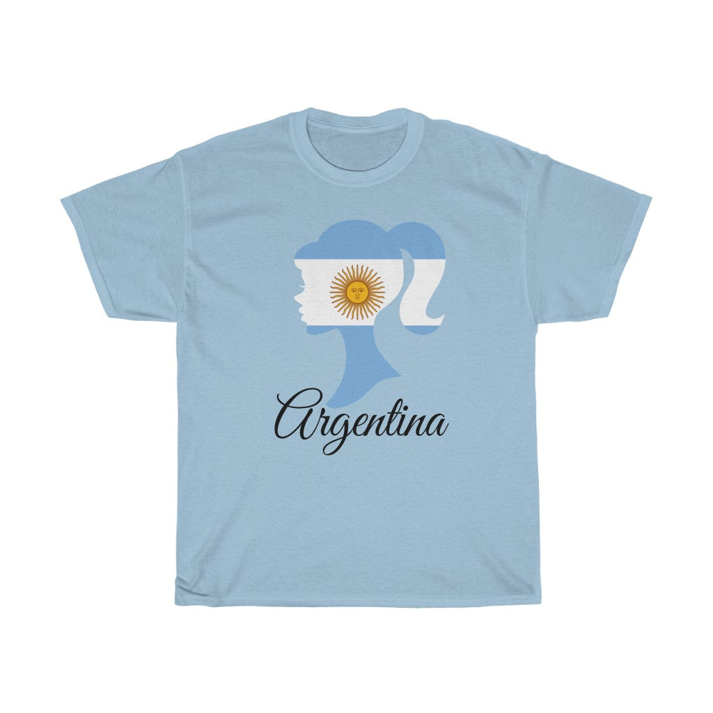 Argentina Girl Flag Standard Tee 1 - Unisex