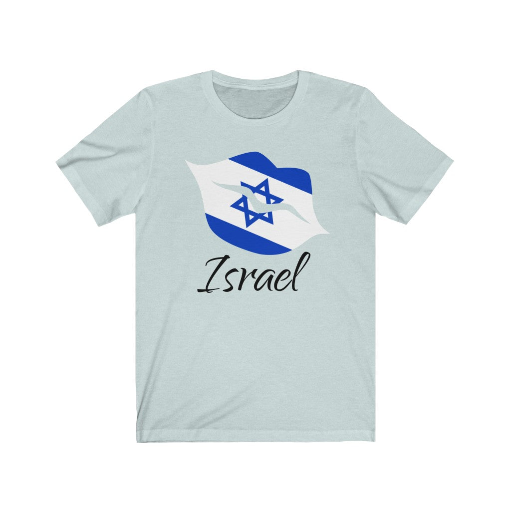 Israel Lips Flag Premium Tee 1 - Unisex