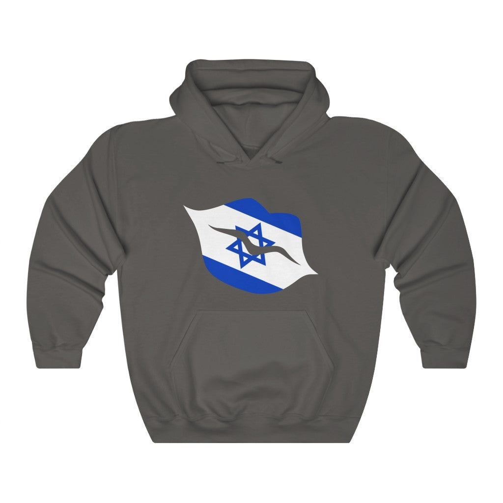 Israel Lips Flag Hoodie Sweatshirt - Unisex