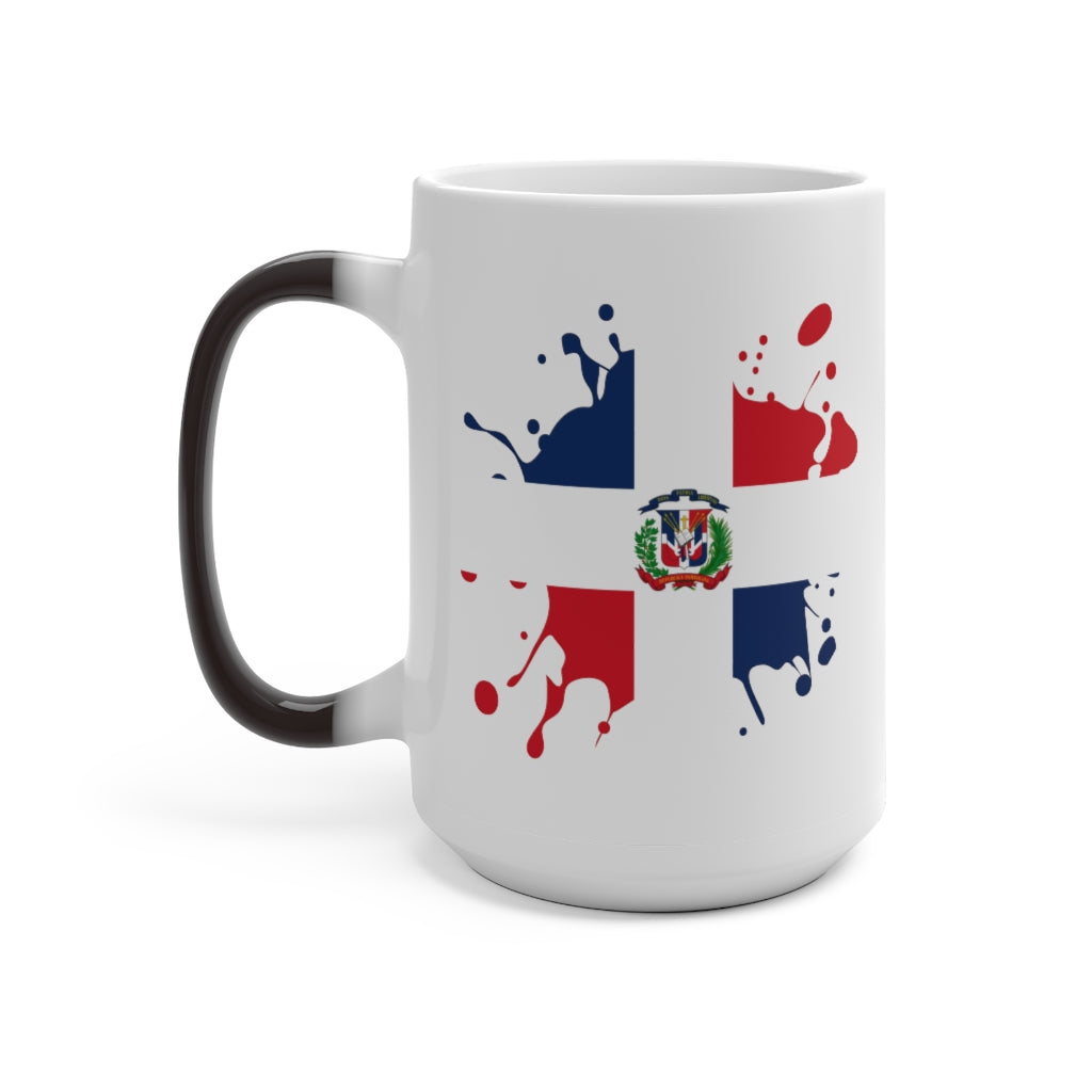Dominican Republic Splat Color Changing Mug