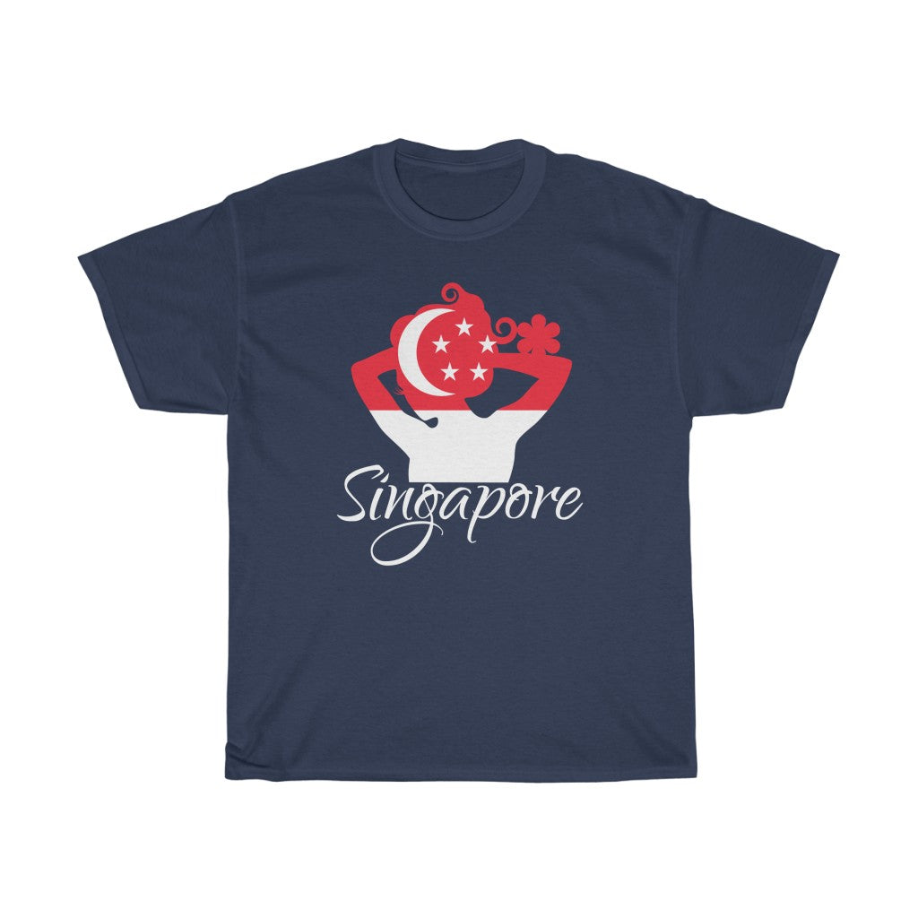 Singapore Lady Flag Standard Tee 2 - Unisex