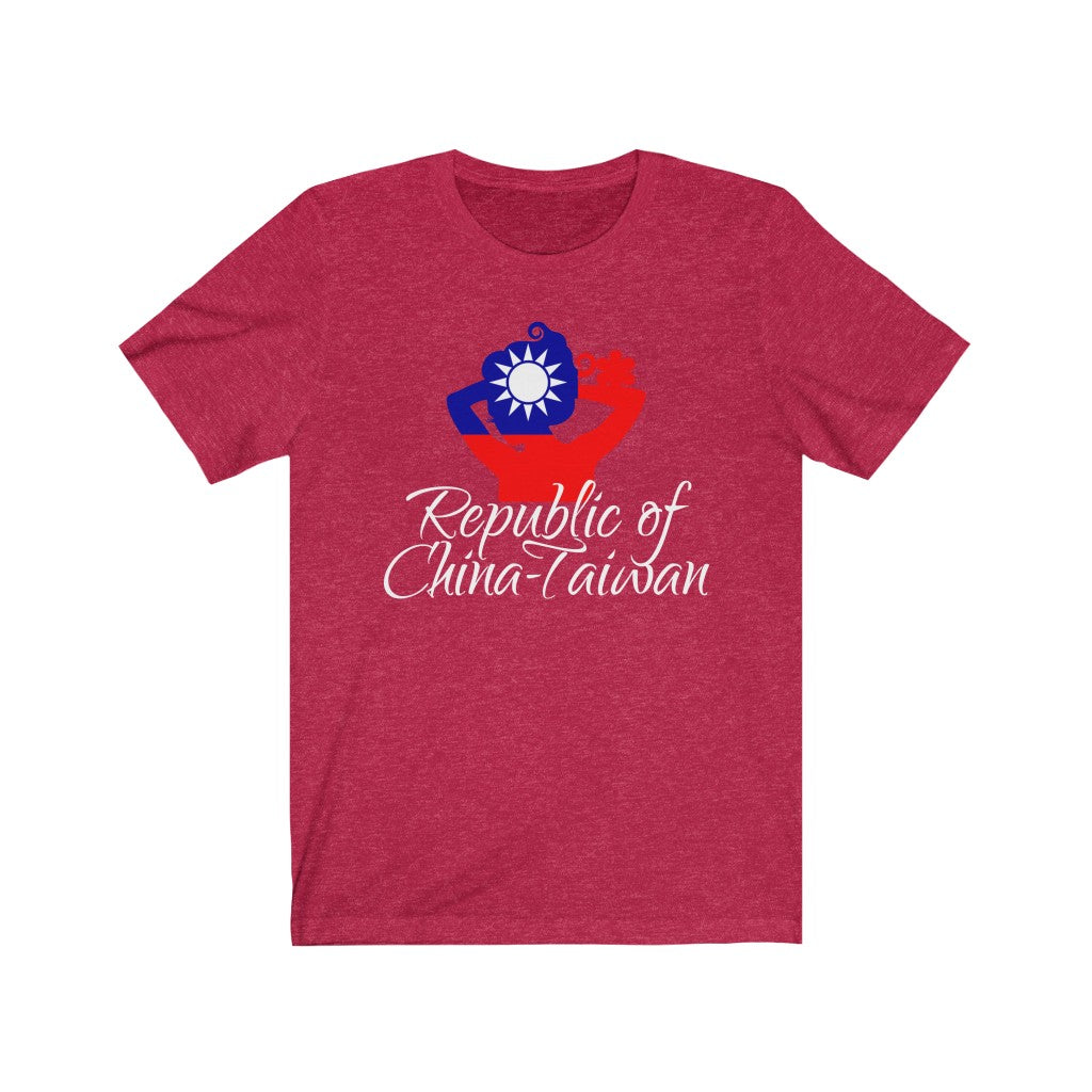 Republic of China - Taiwan Lady Flag Premium Tee 2 - Unisex