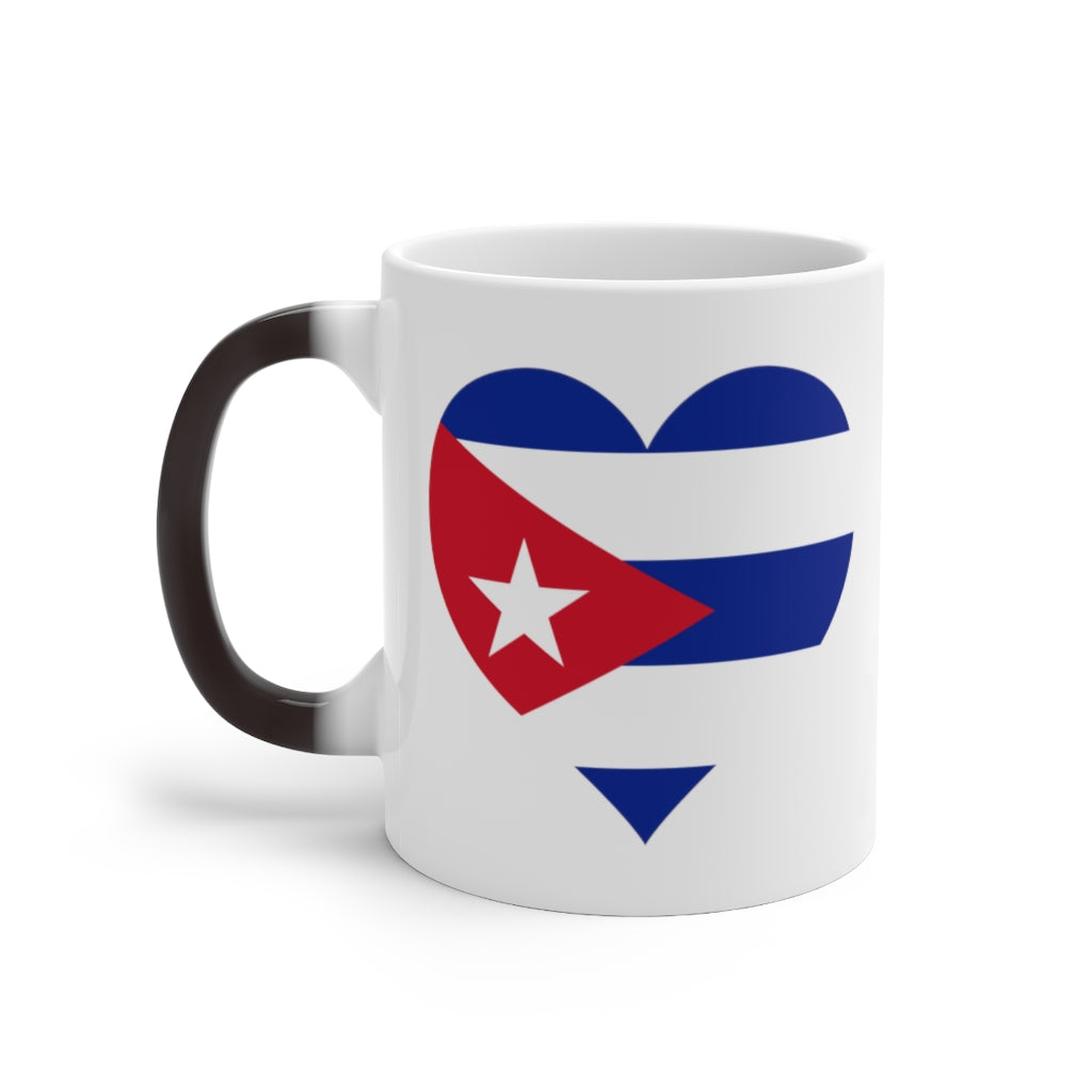 Cuba Heart Color Changing Mug