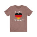 Germany Heart Flag Premium Tee 2 - Unisex