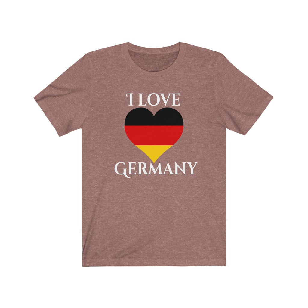 Germany Heart Flag Premium Tee 2 - Unisex
