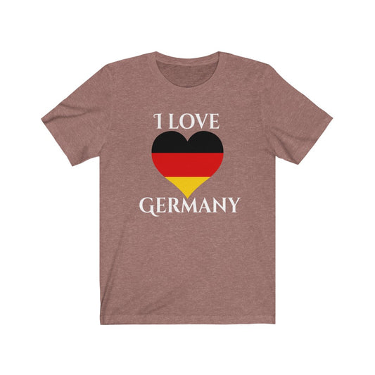Germany Heart Flag Premium Tee 2 - Unisex