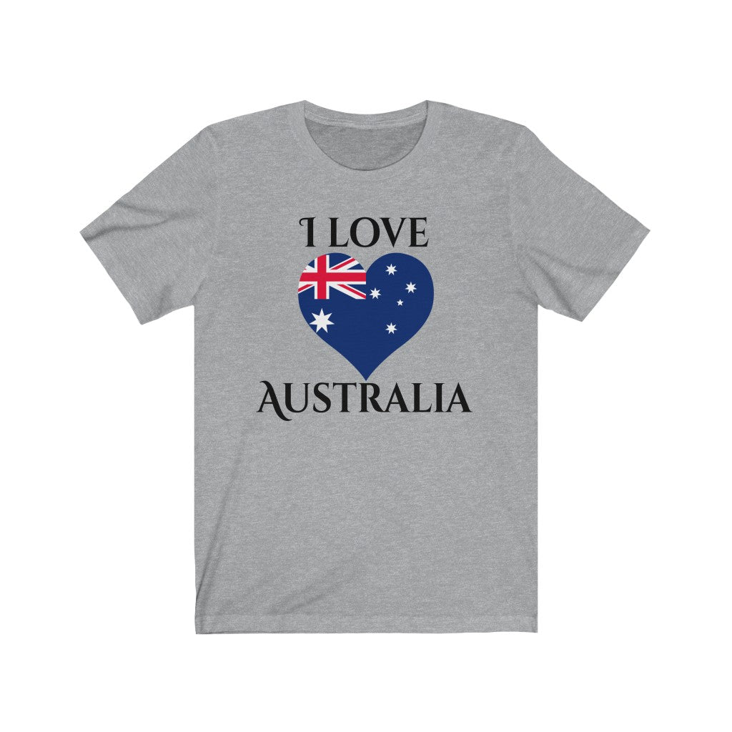 Australia Heart Flag Premium Tee 1 - Unisex