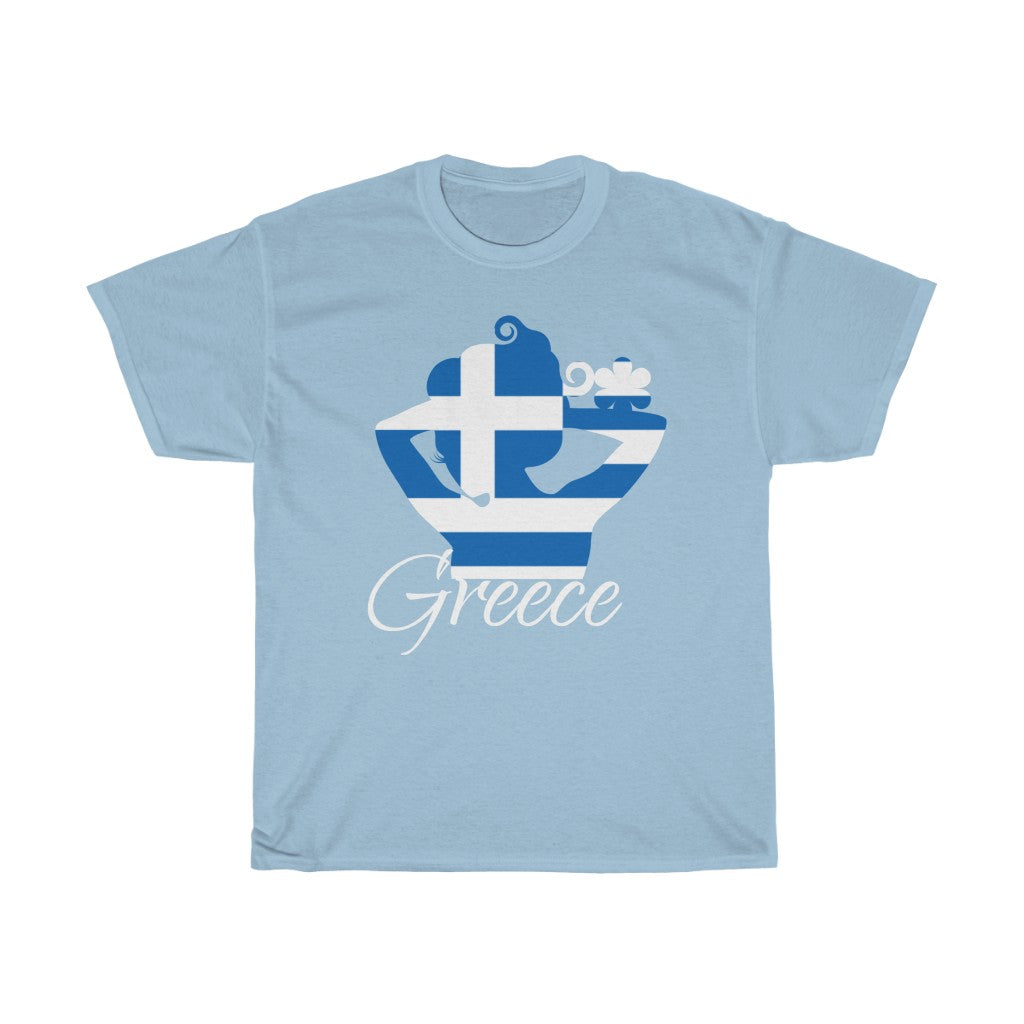 Greece Lady Flag Standard Tee 2 - Unisex