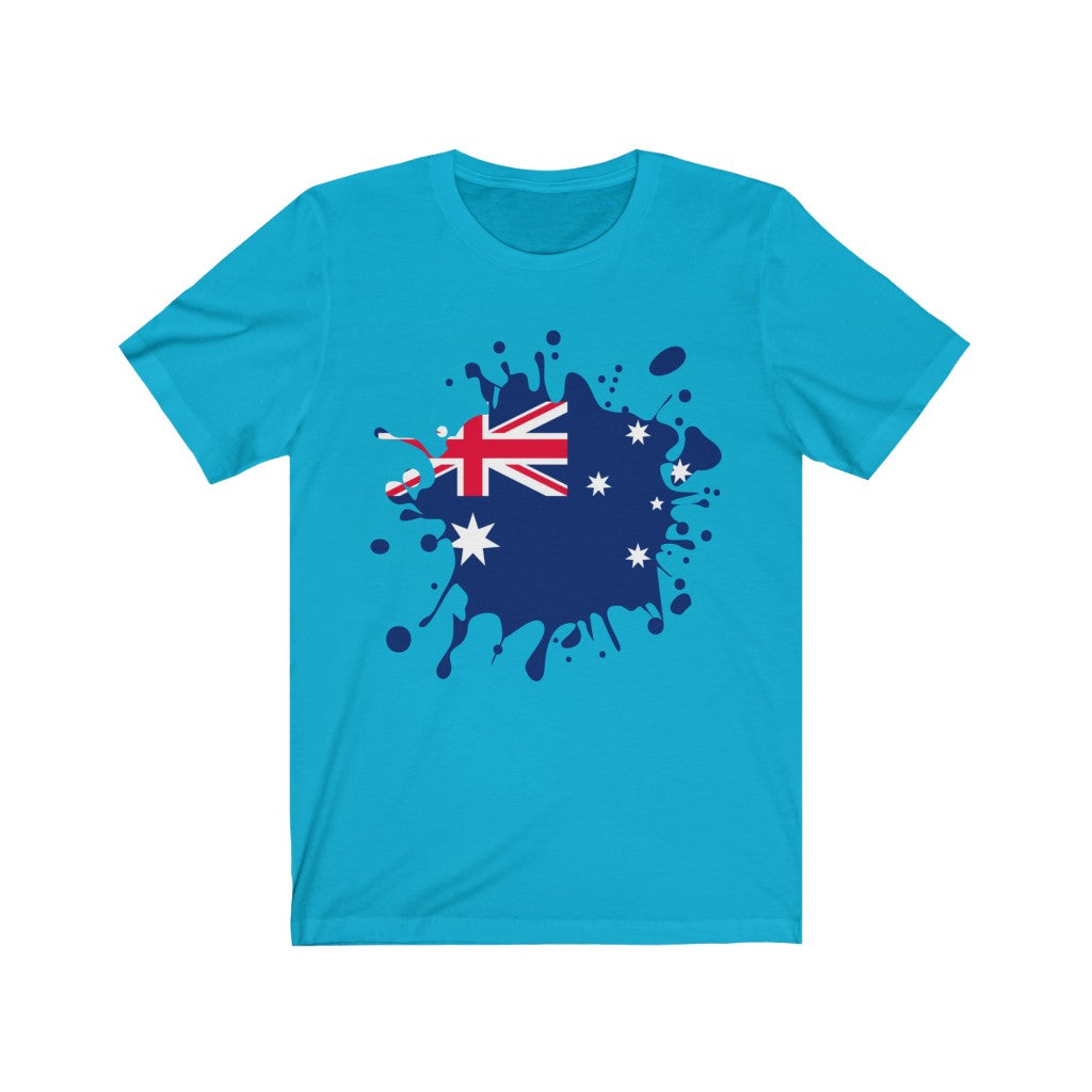 Australia Splat Flag Premium Tee - Unisex