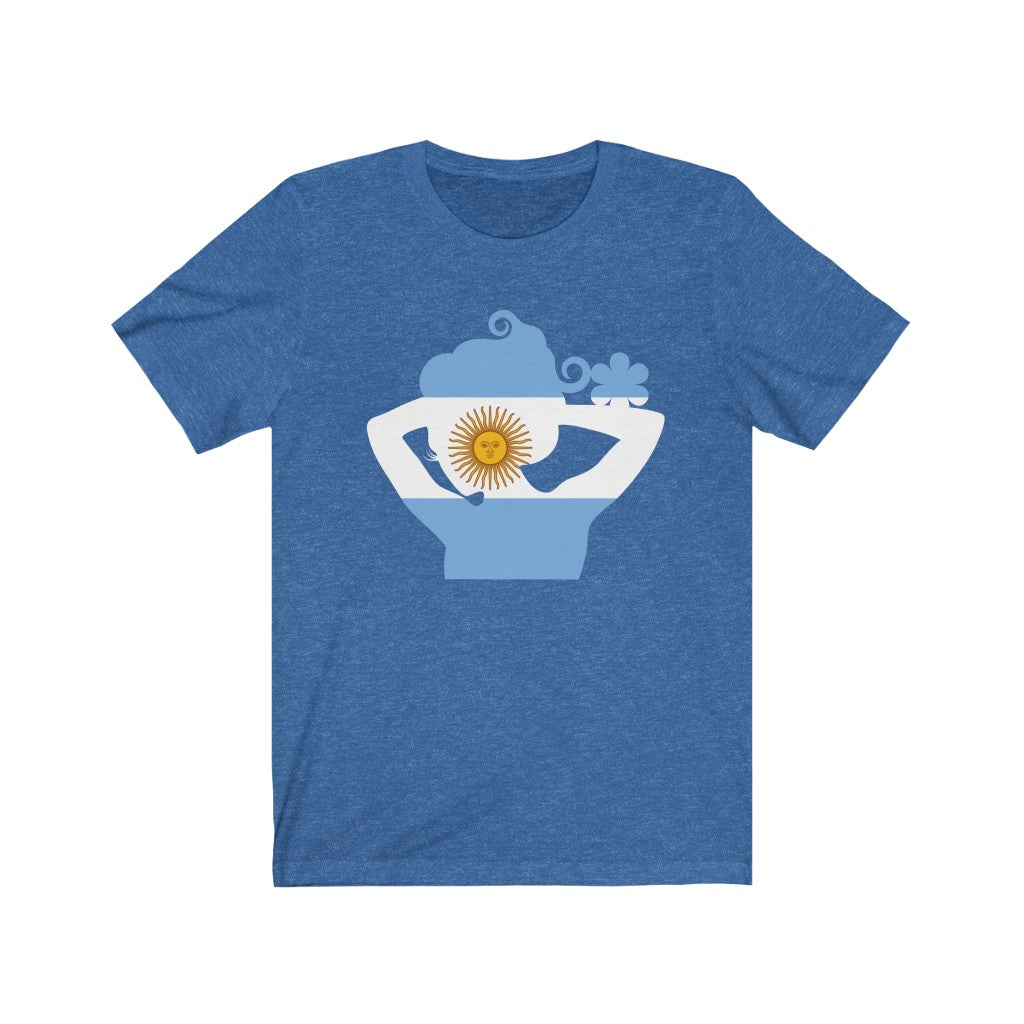 Argentina Lady Flag Premium Tee - Unisex