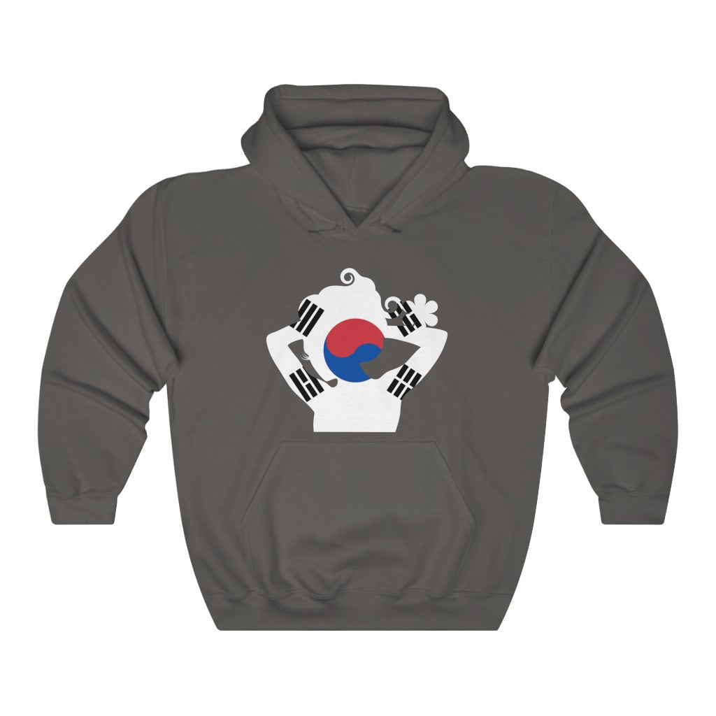 South Korea Lady Flag Hoodie Sweatshirt - Unisex