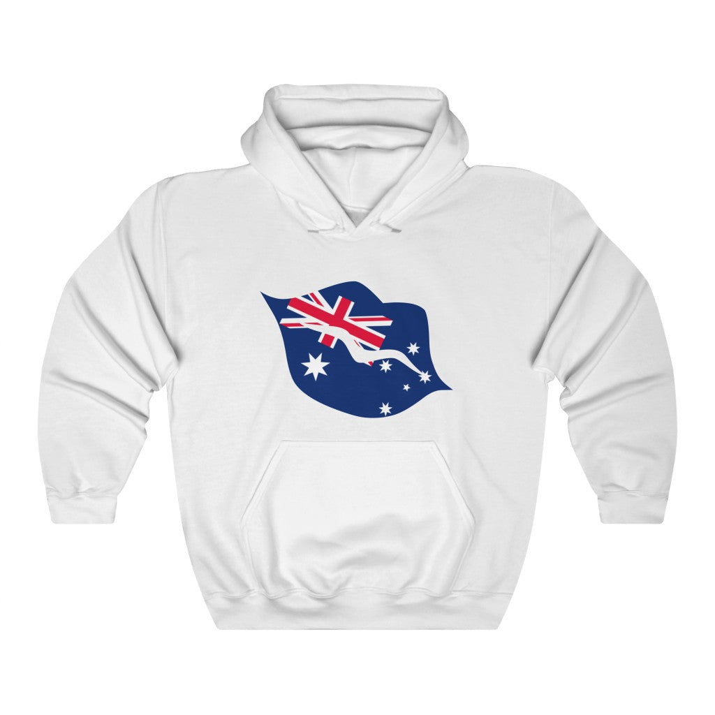 Australia Lips Flag Hoodie Sweatshirt - Unisex