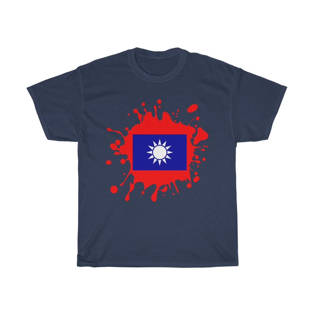 Republic of China (Taiwan) Splat Flag Standard Tee - Unisex