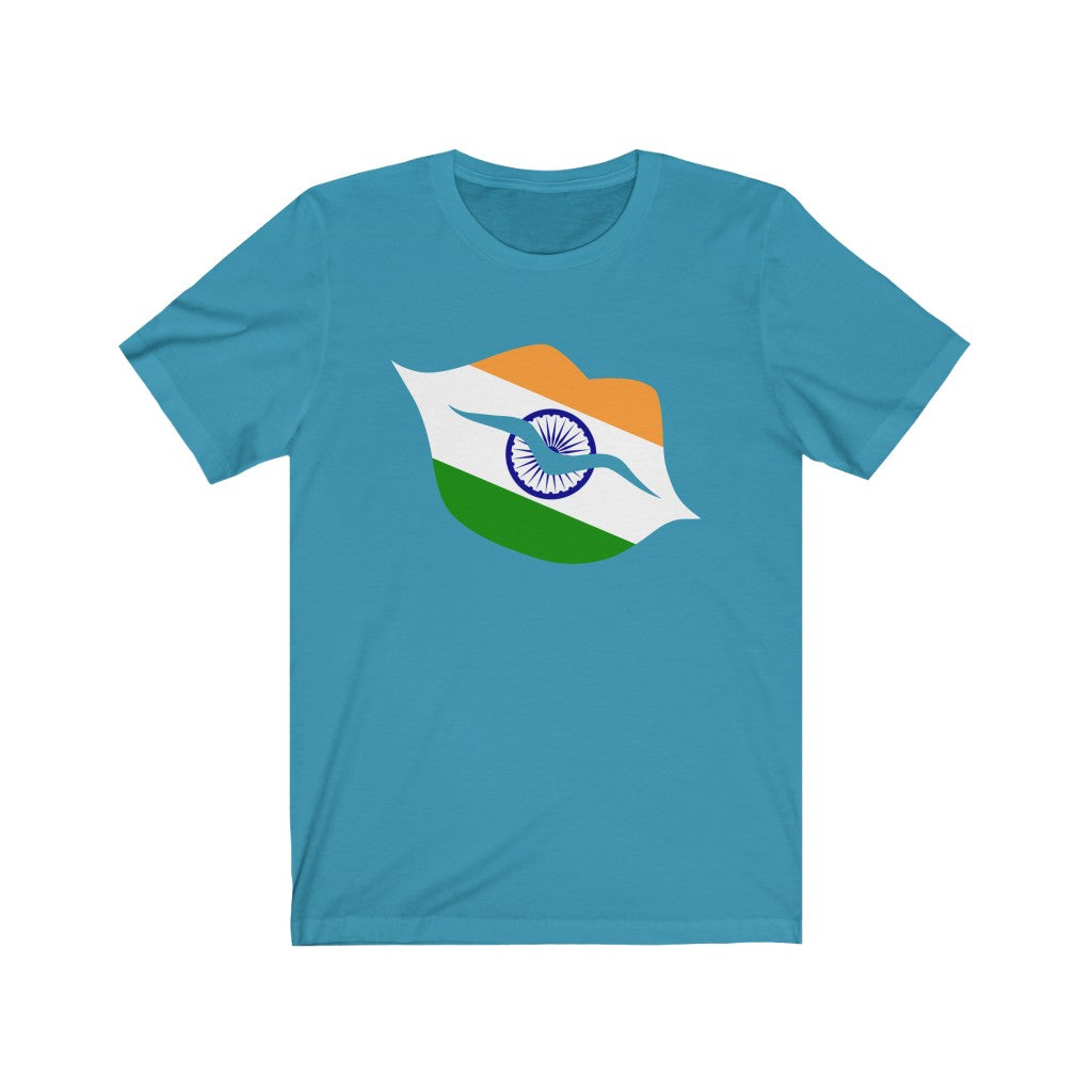 India Lips Flag Premium Tee - Unisex