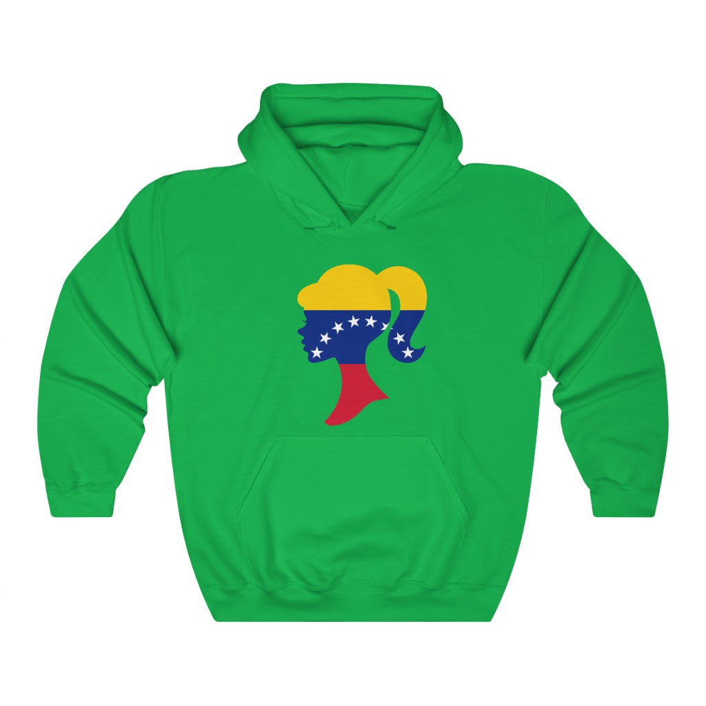 Venezuela Girl Flag Hoodie Sweatshirt - Unisex