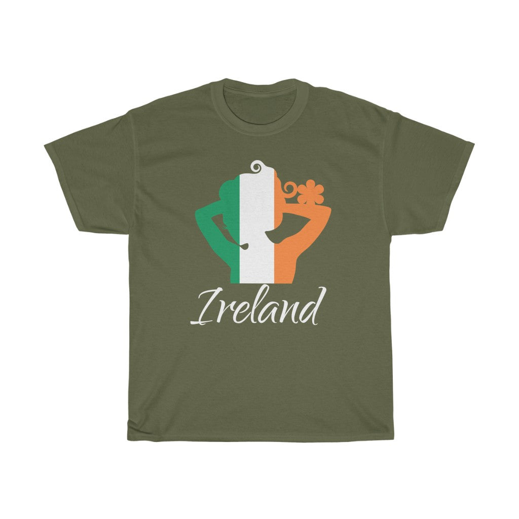 Ireland Lady Flag Standard Tee 2 - Unisex