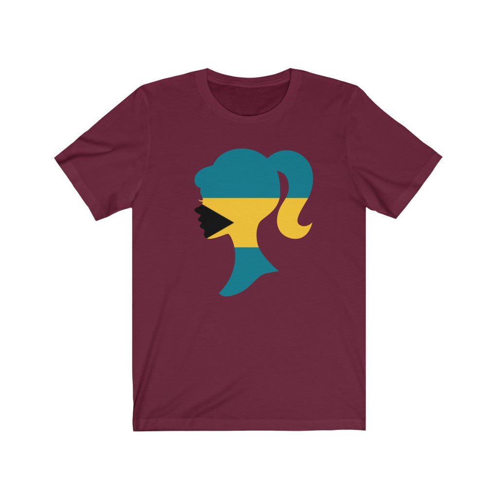 Bahamas Girl Flag Premium Tee - Unisex