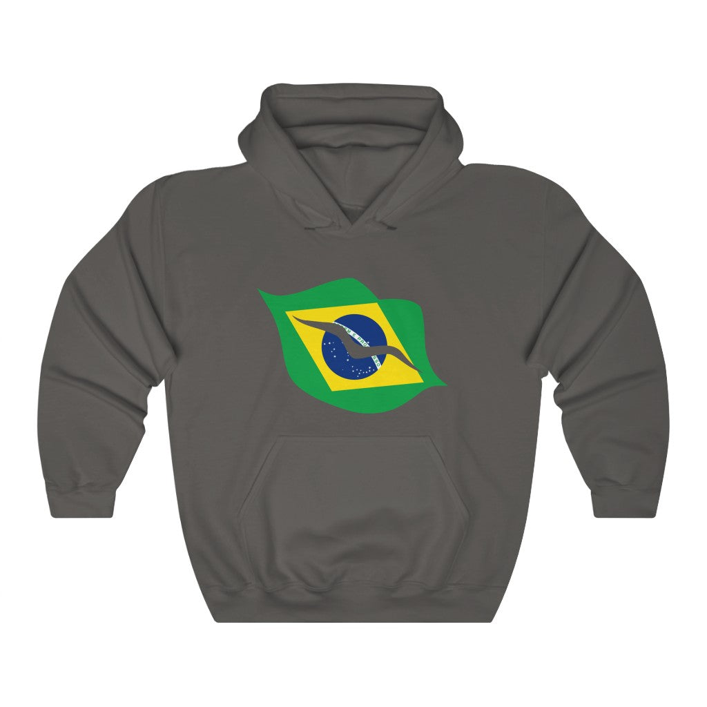 Brazil Lips Flag Hoodie Sweatshirt - Unisex