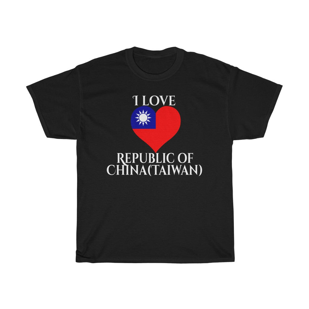 Republic of China - Taiwan Heart Flag Standard Tee 2 - Unisex