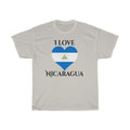 Nicaragua Heart Flag Standard Tee 1 - Unisex