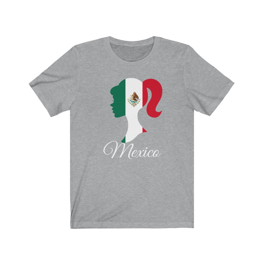 Mexico Girl Flag Premium Tee 2 - Unisex