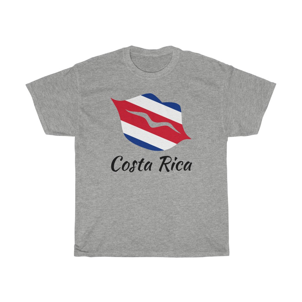Costa Rica Lips Flag Standard Tee 1 - Unisex