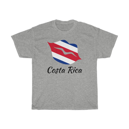 Costa Rica Lips Flag Standard Tee 1 - Unisex